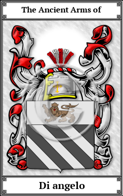 Di angelo Family Crest Download (JPG)  Book Plated - 150 DPI